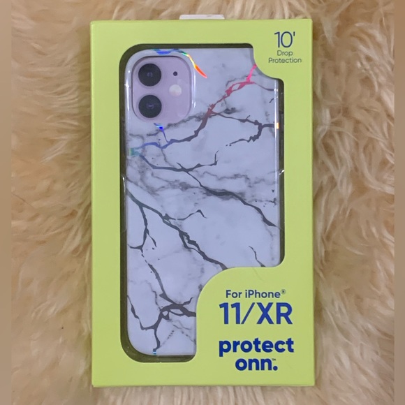 ONN Iridescent Marble Iphone 11/XR Case - Picture 2 of 8